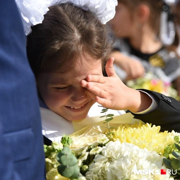 На линейке солнце светило прямо в глаза  | Источник: Дарья Шутова / MSK1.RU