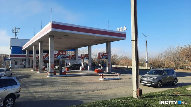 На сети АЗС БРК в Иркутске ограничили продажу бензина | Источник: Виктор Лучкин / «ИрСити»