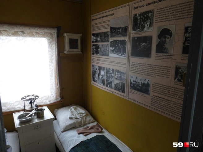 Поезд изготовили еще в 1933 году, он участвовал в ВОВ | Источник: Кирилл Хафизов / 59.RU