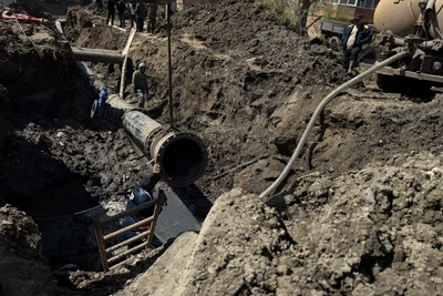 В Астрахани завершаются работы по восстановлению водоснабжения