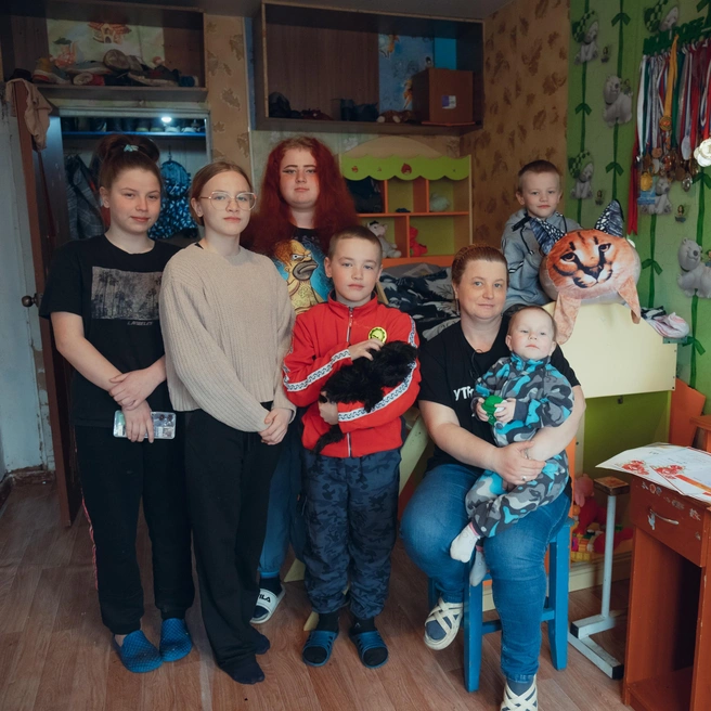 У Натальи Кулиш была большая семья, но сейчас дети могут оказаться в приюте | Источник: Иван Митюшёв / 29.RU