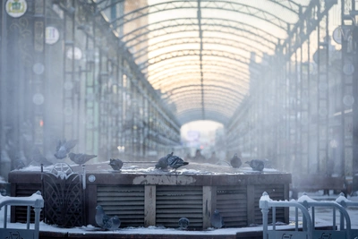 Екатеринбург сковали морозы до -30