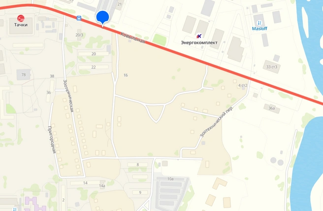 Новое название улицы появится в этом районе | Источник: 2gis.ru