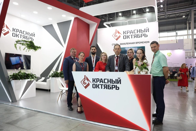 Выставка «Иннопром» проходила в Екатеринбурге с 7 по 10 июля | Источник: «Красный октябрь»