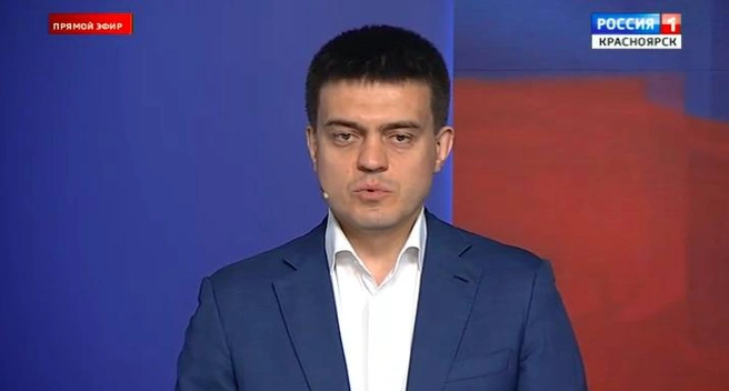Бывшего федерального чиновника Котюкова за последнее время навестили в Красноярске сразу несколько экс-коллег из Москвы | Источник: «Россия 1»