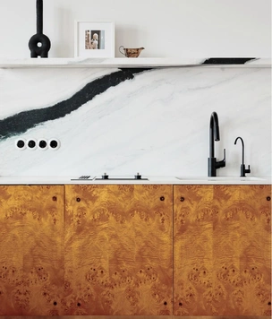 Кухни без верхних шкафов: 55+ примеров