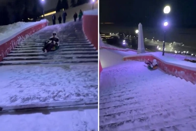 Видео с подростками на Чкаловской лестнице вызвало ажиотаж