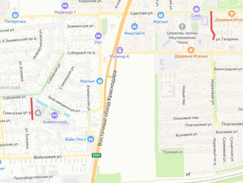 Участки в Новознаменском и Знаменском | Источник: yandex.ru/maps/