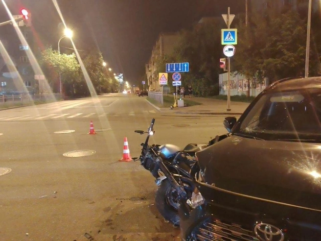 Погибшая мотоциклистка Наталья получила тяжелые травмы в результате столкновения | Источник: читатель E1.RU