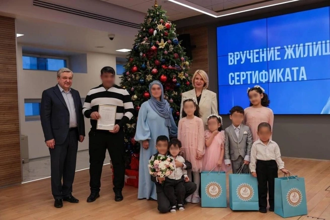 Семья таджиков живет в России около 14 лет | Источник: Юлия Купецкая | Мытищи / T.me