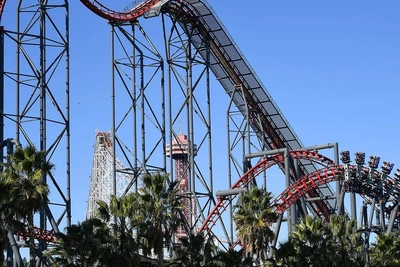 Горки Six Flags закрыли из-за травм мозга