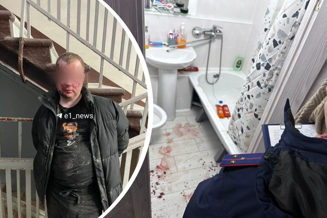 Слева — задержанный Ярослав, справа — место трагедии | Источник: Читатель E1.RU, СУ СКР по Свердловской области