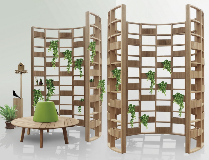 Кашпо и мебель для домашних растений (фото 3)