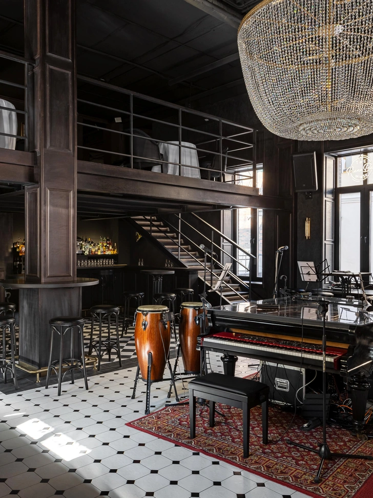 Piano bar в Минске по проекту 3A Design Studio