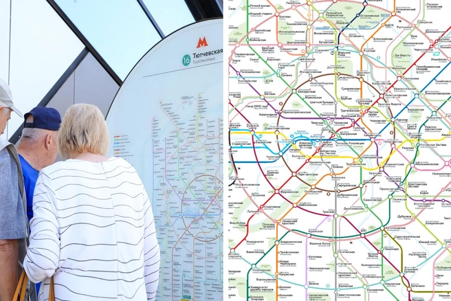 Схема метро в 2100 году сделал студент московского вуза. Это фантазийный дизайнерский проект, а не реальные планы на 75 лет вперед | Источник: Дмитрий Толстошеев / MSK1.RU, Никита Веретенников