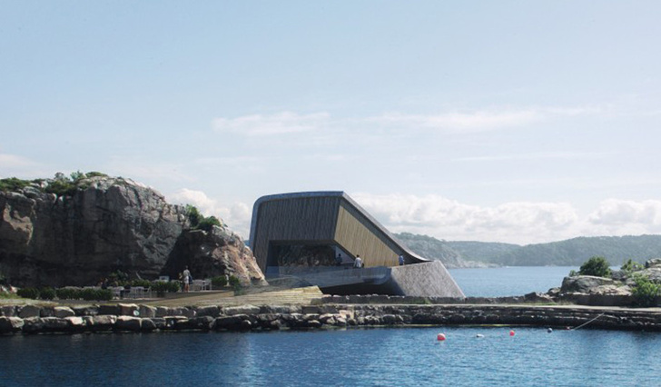 Подводный ресторан в Норвегии фото [1]