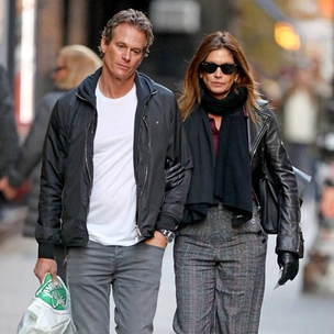 Синди Кроуфорд и Рэнди Гербер в Нью-Йорке