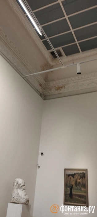 В Корпусе Бенуа заметили протечки — Русский музей проводит осмотры | Источник: читательница «Фонтанки»