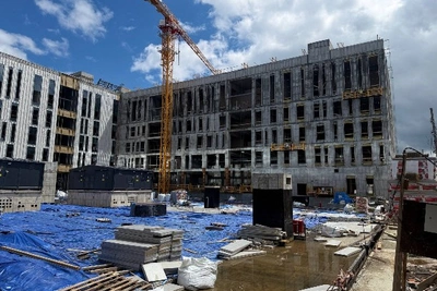 Строительство центра «СахалинТех» выполнено на 51%