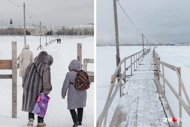 Переправу в центре Архангельска открыли позже, чем обычно — гуляем по реке до Кегострова | Источник: Иван Митюшёв