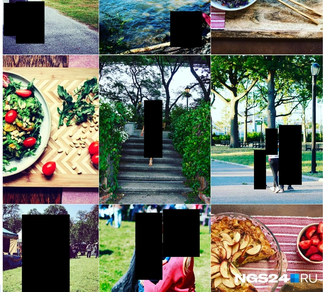 Подобного типа фотографии встречаются в ее аккаунте регулярно вплоть до 2021 года | Источник: Ирина Ч. / Instagram (экстремистская организация, деятельность запрещена на территории РФ)