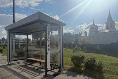 В Барнауле устанавливают новые остановки: фото