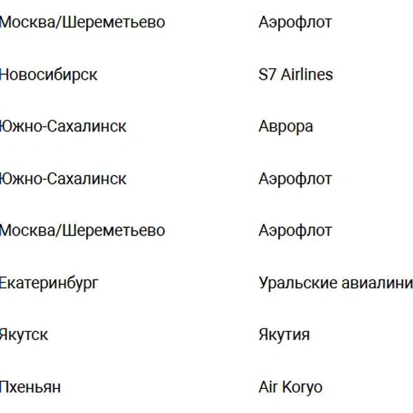 Эти самолеты не прилетят вовремя во Владивосток | Источник: https://vvo.aero/