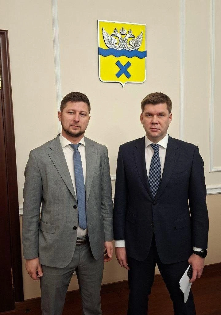 Глава Минрега Юрий Мироненко и Альберт Юмадилов | Источник: Мироненко&nbsp;— На связи / t.me