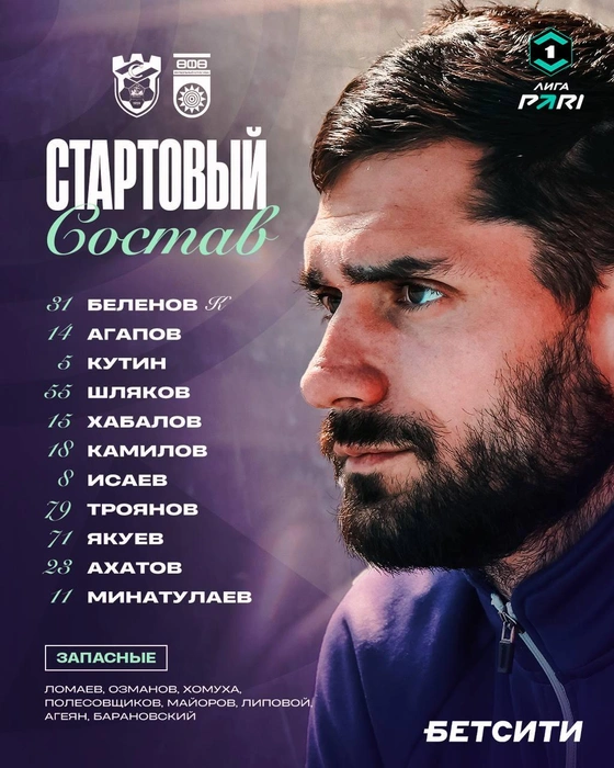 Состав уфимской команды | Источник: ФК «Уфа» / T.me