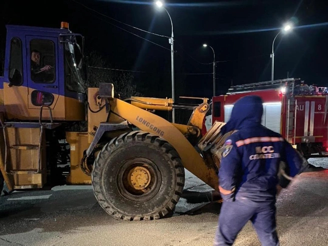 На месте работали спасатели МАСС и сотрудники дорожной службы | Источник: источник: спасательная служба МАСС