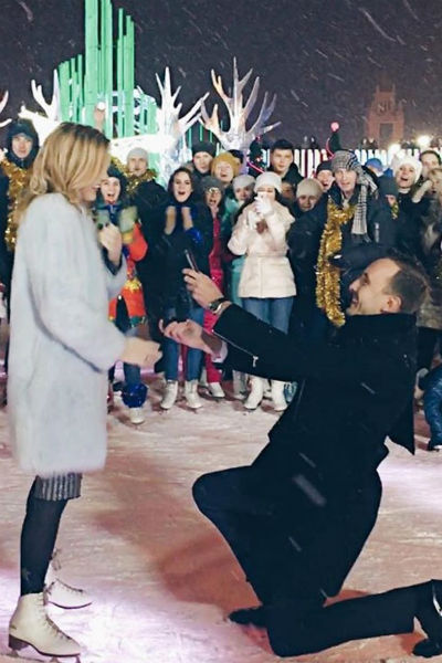 Андрей сделал предложение Юлианне во время съемок новогоднего шоу
