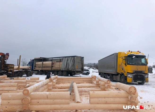 Вот такой снимок прислал представитель зимой 2025 года — Николай сразу понял, что это не его сруб | Источник: читатель UFA1.RU