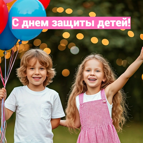 Открытки с Днем защиты детей, открытка ко дню защиты детей своими руками, день защиты детей, день защиты детей 2025, июнь день защиты детей, праздник день защиты детей | Источник: theDay/Shutterstock AI/Fotodom.ru