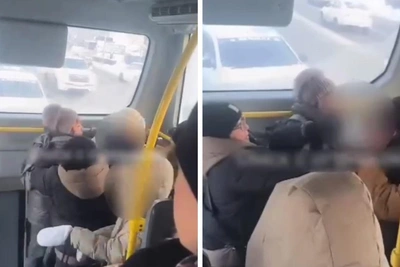 Video of Women Fighting on Omsk Bus Over Backpack