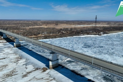 Дорога на остров Большой Уссурийский готова на 40%