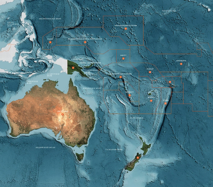 Остров невезения: откуда появились названия государств Австралии и Океании