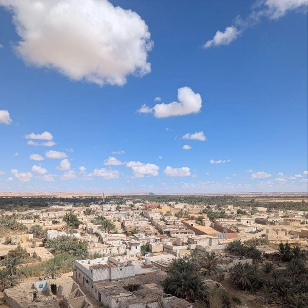 Вид на оазис