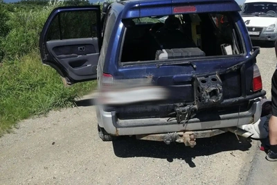 В Долинском районе столкнулись два автомобиля: погибла женщина
