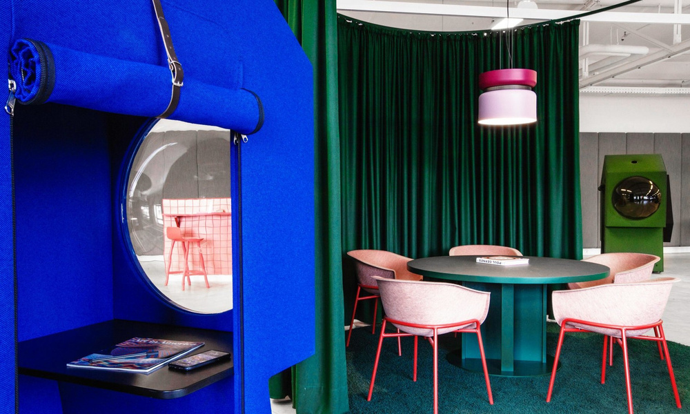 Яркий офис-трансформер в Берлине | myDecor