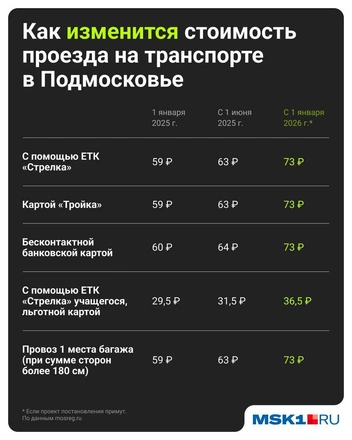 Стоимость проезда в Подмосковье | Источник: Евгения Бикунова / Городские медиа