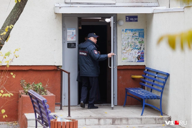 Утром полиция опрашивала потерпевших и очевидцев | Источник: Алексей Волхонский / V1.RU