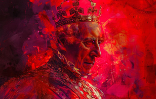 «Антихрист в кровавой бане»: пользователи Сети нашли объяснение ужасающим символам на портрете Карла III