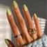 White grape nails — свежий маникюр в главном цвете лета