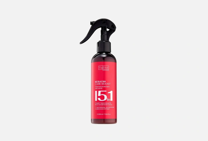 Термозащитный спрей для волос 15в1, Tashe Professional