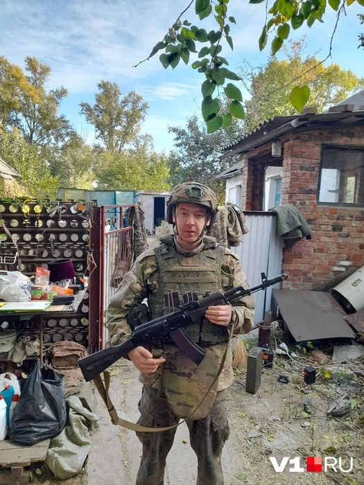 В зоне СВО мужчина был рядовым стрелком | Источник: родные Алксандра Хачатурова