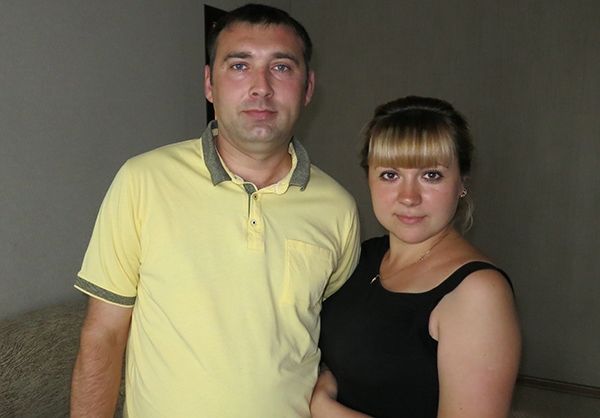 Ольга Кравченко с мужем Алексеем