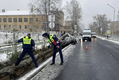 Под Североуральском погиб водитель Mitsubishi Pajero