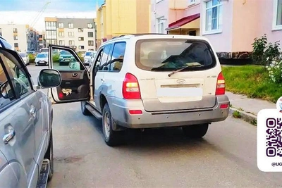 Девочка выбежала на дорогу из-за припаркованного авто в Южно-Сахалинске
