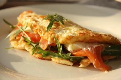 Fluffy Milk Omelet Baked in the Oven