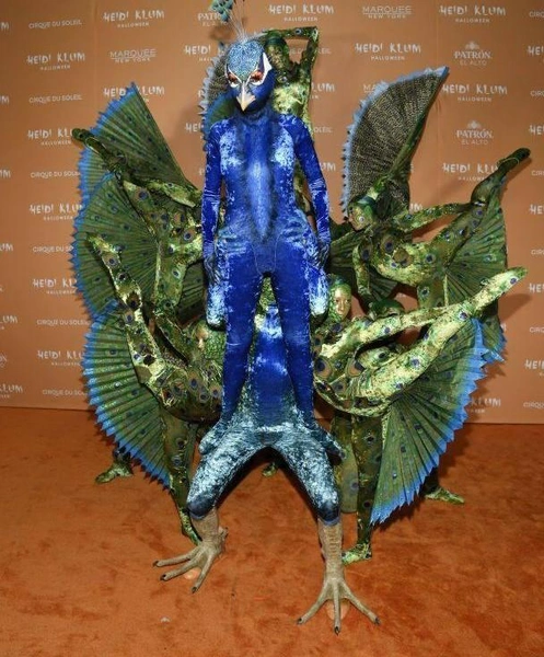 «Хвост» состоит из гимнастов, а лапами стал крепкий мужчина